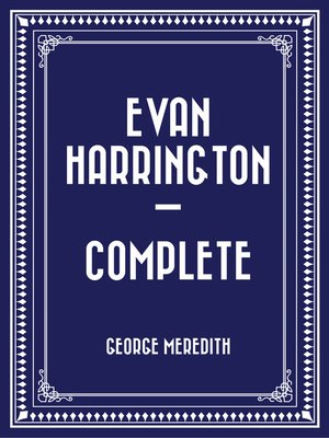 cover image of Evan Harrington — Complete